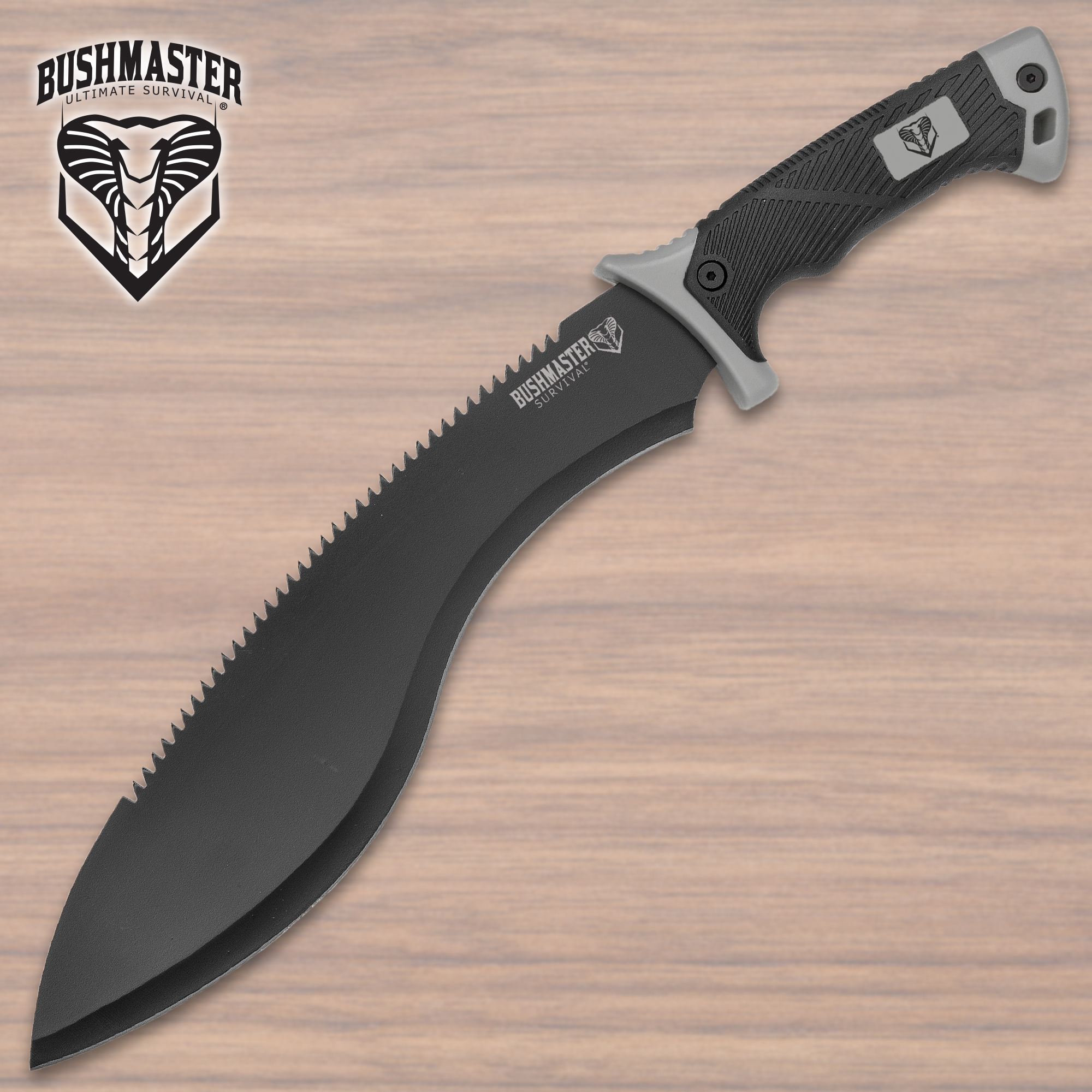 Bushmaster Kukri Machete Knife with Sheath